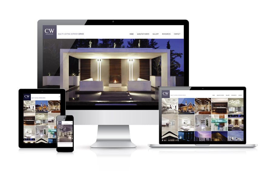 CW Lighting site Your Lighting Brand