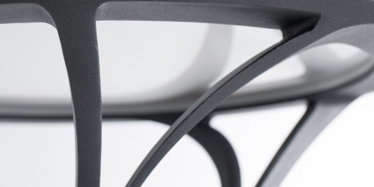 A close up photo of a decorative street lamp