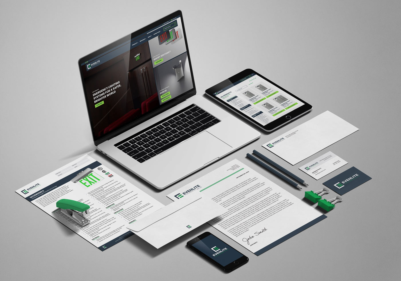 Evenlite Rebrand - Rebrand Package