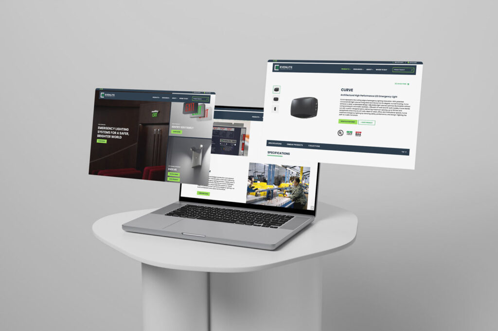 Evenlite Rebrand Evenlite Rebrand - New Website